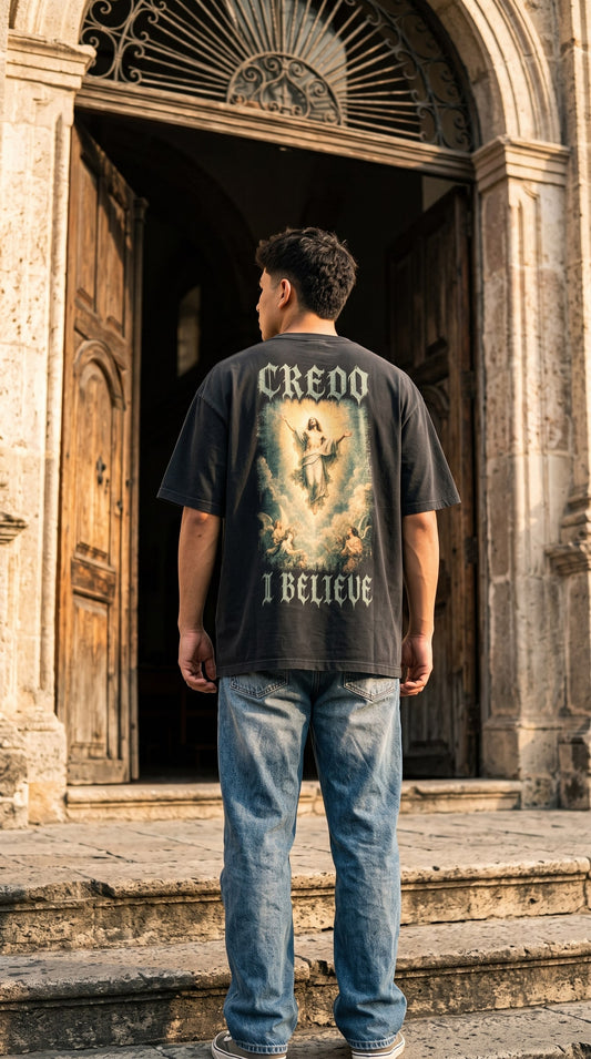 Credo — I Believe Tee, back. The Ascension with CREDO and I BELIEVE.
