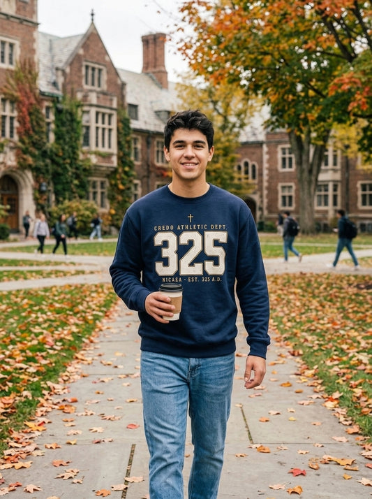 Credo model — 325 Athletic Crewneck