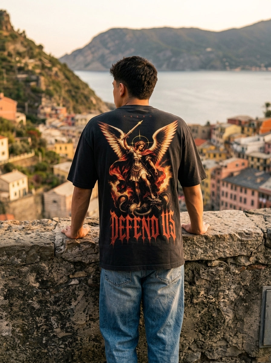 Credo model — Saint Michael Tee